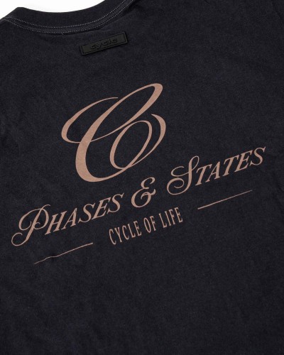 PHASES & STATES T-SHIRT - BROWN