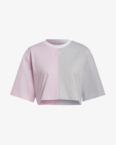 CROPPED TEE CLEAR PINK